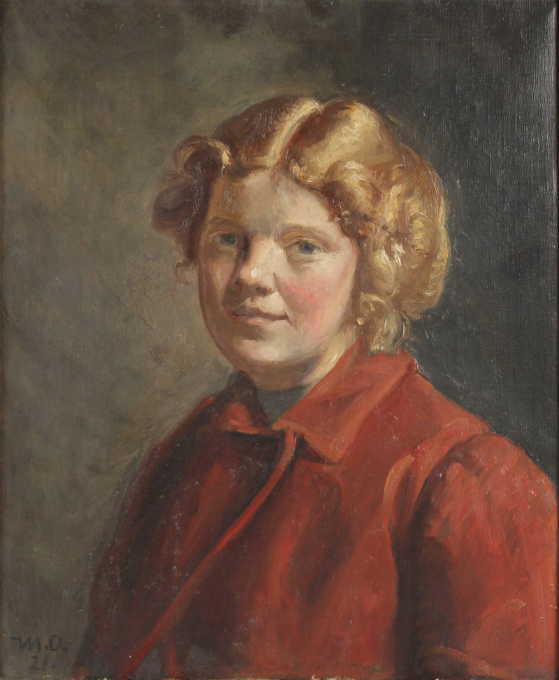 Syntinen tyttö - Michael Peter Ancher
