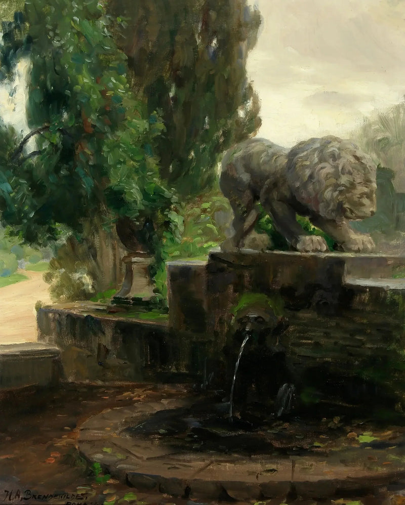 Fontaani Roomassa - H. A. Brendekilde