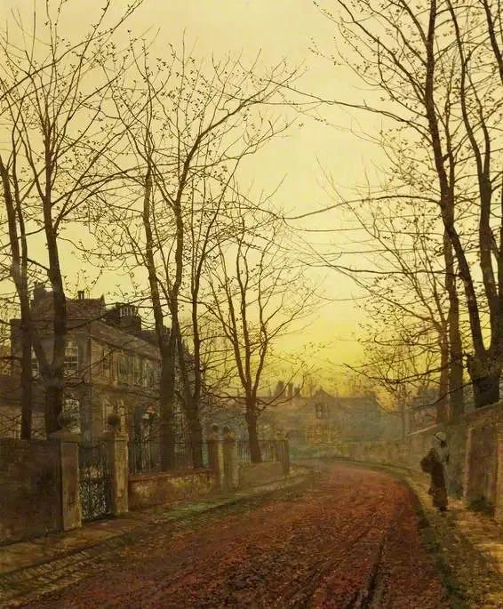 Syksyn idylli - John Atkinson Grimshaw
