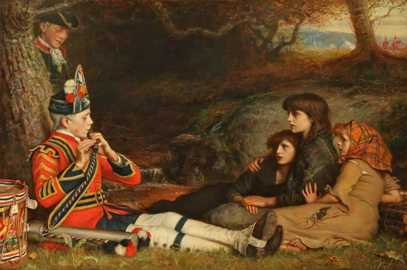 Idylli vuodelta 1745 - John Everett Millais