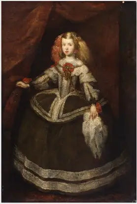 Espanjalainen prinsessa XVII:n vuosisadan puvussa - Diego Velázquez