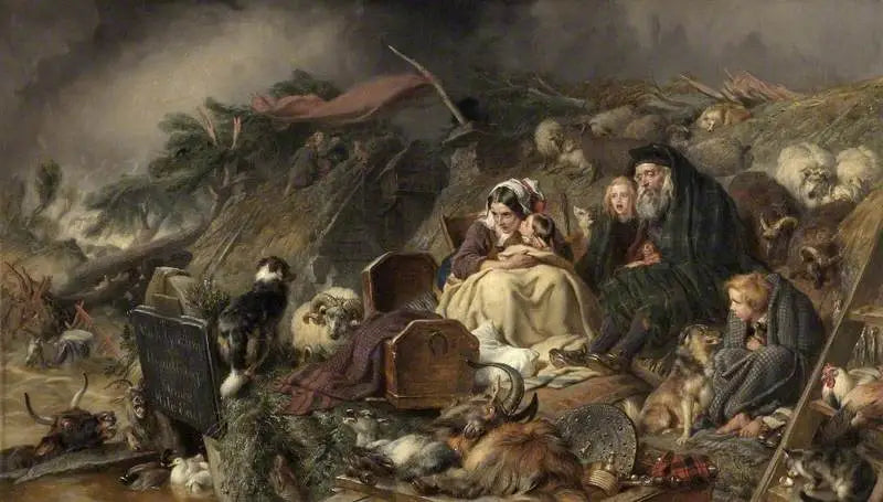 Tulva korkeilla mailla - Edwin Henry Landseer