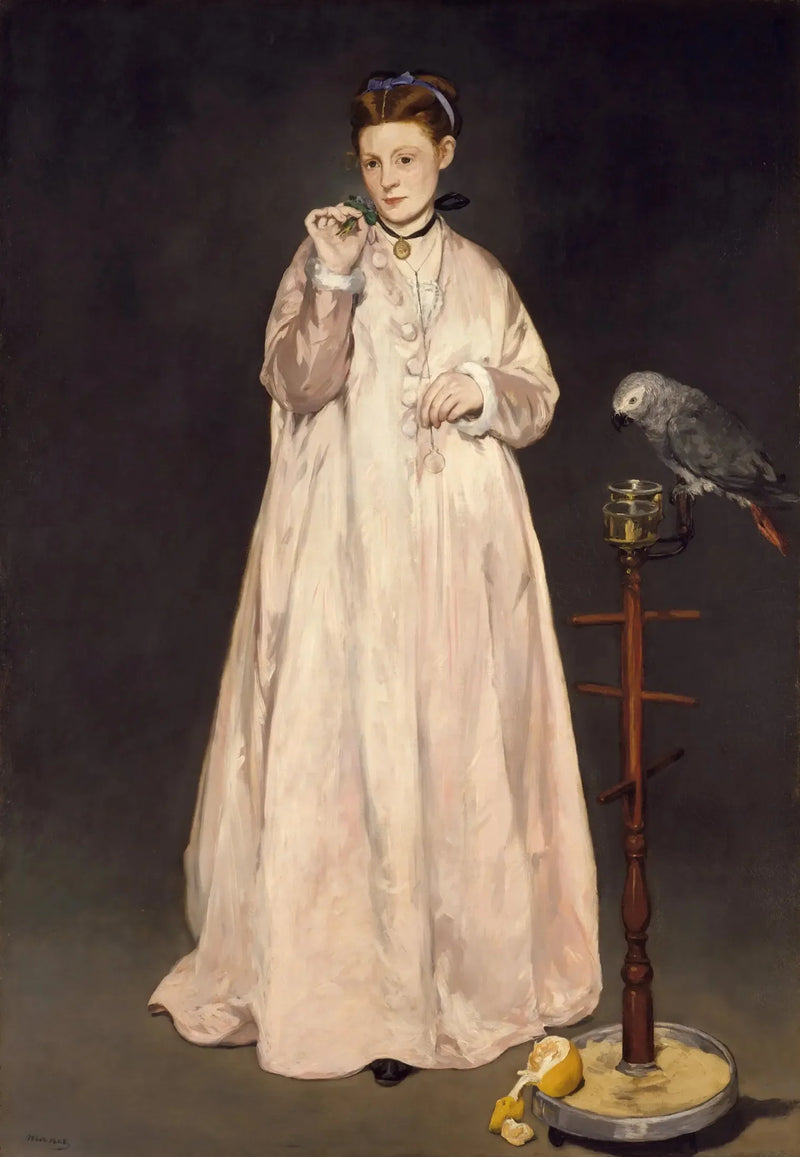 Nuori nainen vuonna 1866 - Édouard Manet