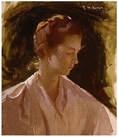 Nuori tyttö - Frank Weston Benson