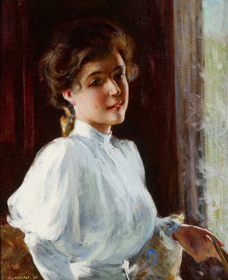 Nuori tyttö - Willard Metcalf