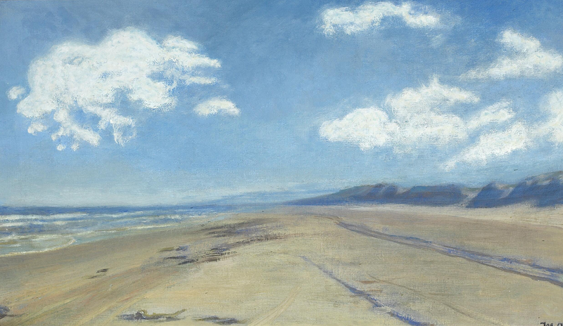 Kesäpäivä Skagen Senderstrandissa. -Michael Peter Ancher