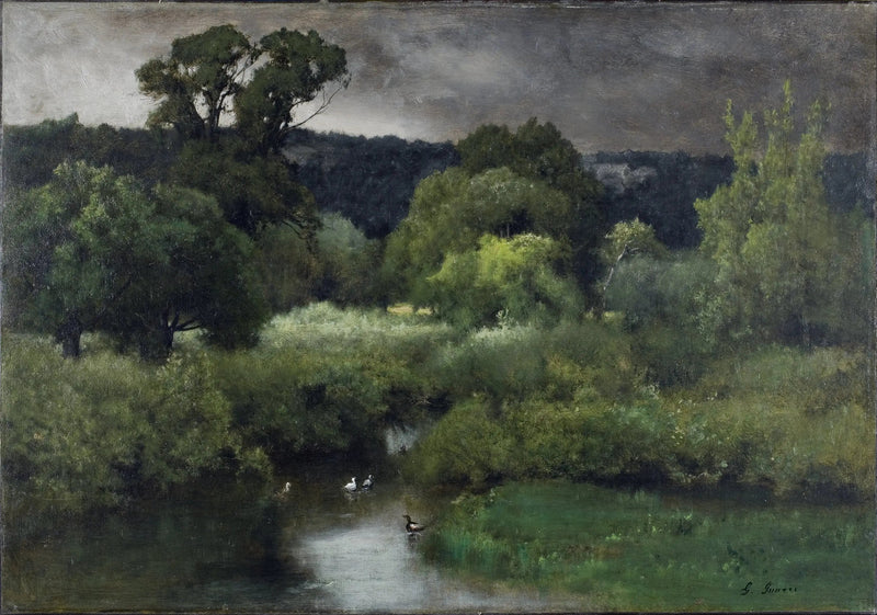 Harmaa ja synkkä päivä - George Inness