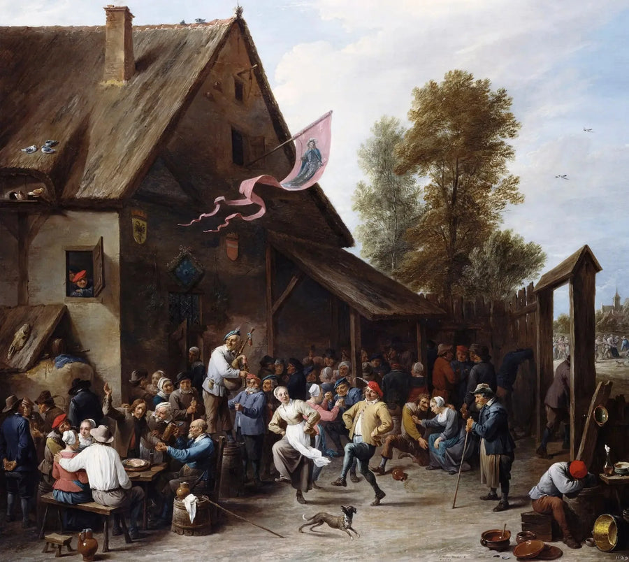 Yksi Kermesse Saint-Georges-päivänä - David Teniers nuorempi