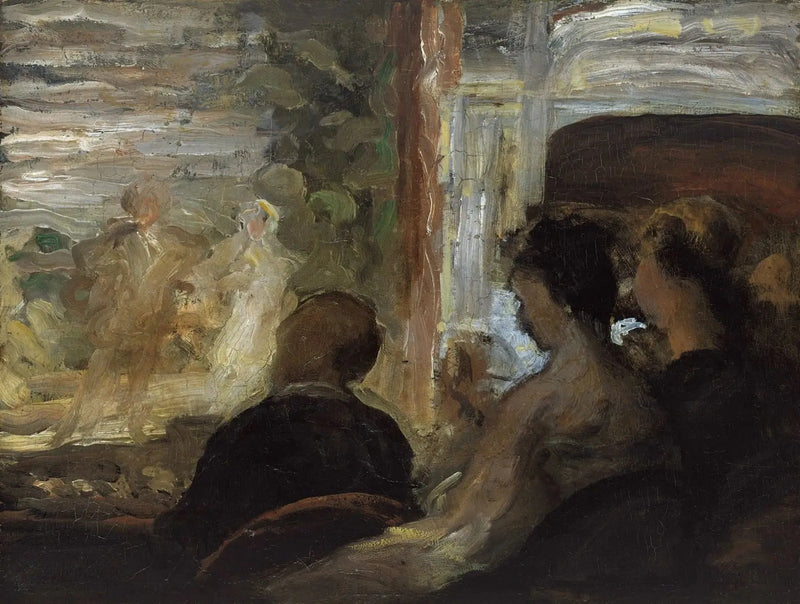Teatterin pukuhuone - Honoré Daumier