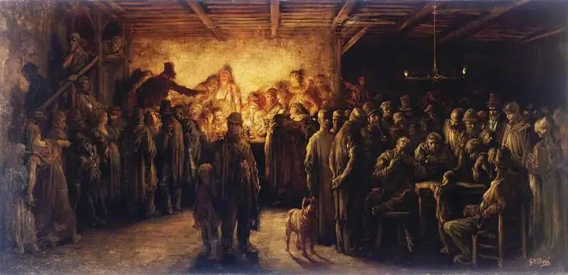 Köyhien talo - Gustave Doré