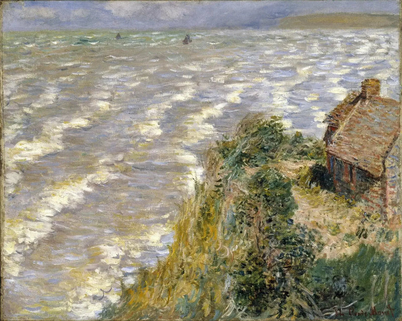 Nouseva vuorovesi Pourvillessä - Claude Monet