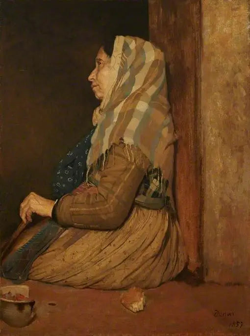 Roomalainen kerjäläinen - Edgar Degas