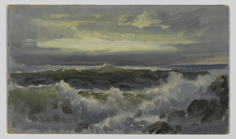 Myrskyinen meri - William Trost Richards