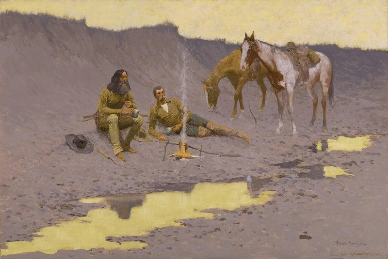 Uusi vuosi Cimarronilla - Frederic Remington