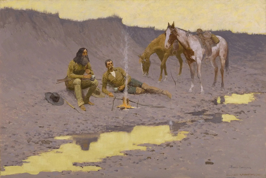 Uusi vuosi Cimarronilla - Frederic Remington