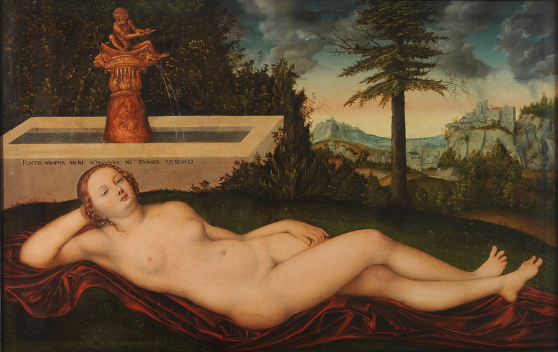 Nymfi lähteessä - Lucas Cranach vanhempi