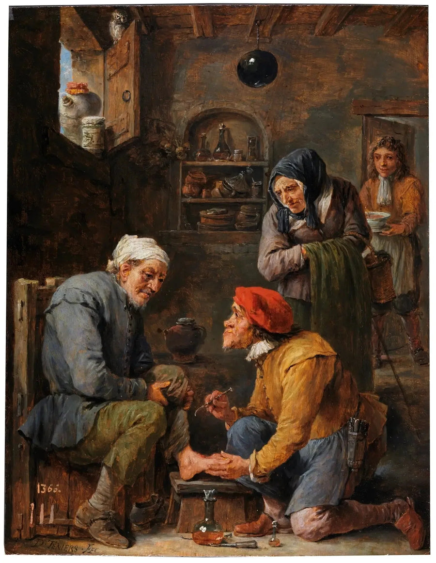 Kirurginen toimenpide - David Teniers nuorempi