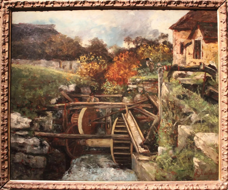 Ornansin paperikauppa - Gustave Courbet