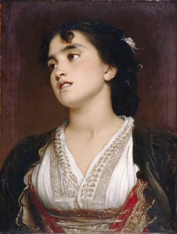Roomalainen talonpoikaistyttö - Frederic Leighton