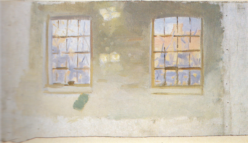 Huone, jossa on suuret ikkunat. Toimisto - Anna Ancher