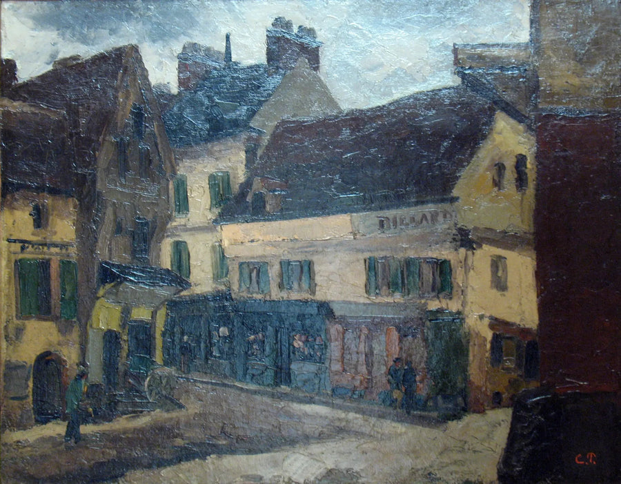 Paikka La Roche-Guyonissa - Camille Pissarro