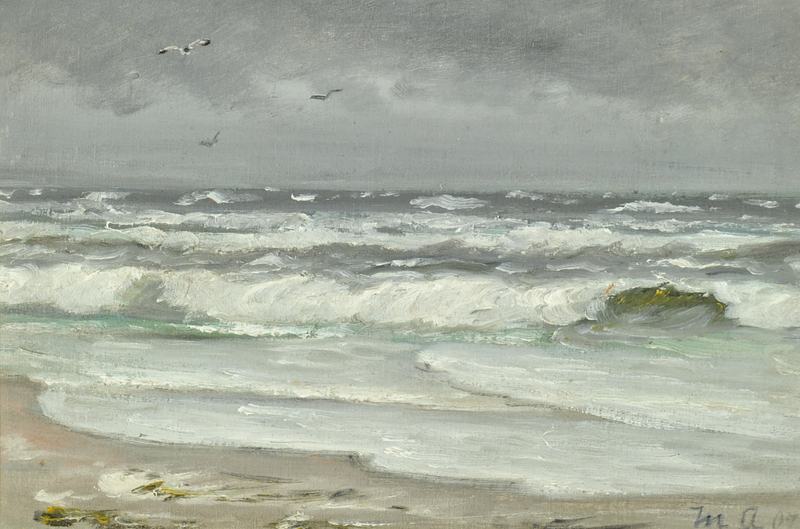 Ranta ja merimaisema. - Michael Peter Ancher