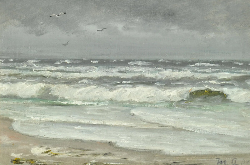 Ranta ja merimaisema. - Michael Peter Ancher