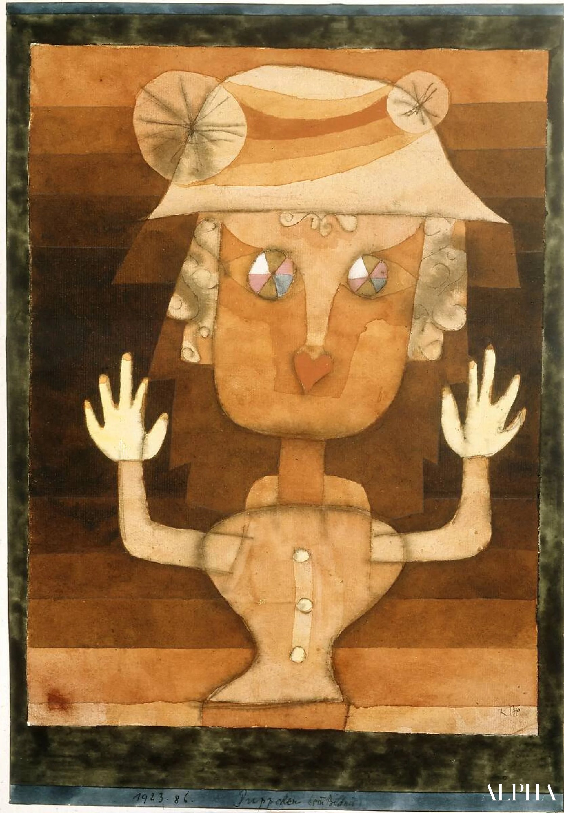 Nukke - Paul Klee - Korkealaatuiset taulujen ja maalauksien reproduktiot