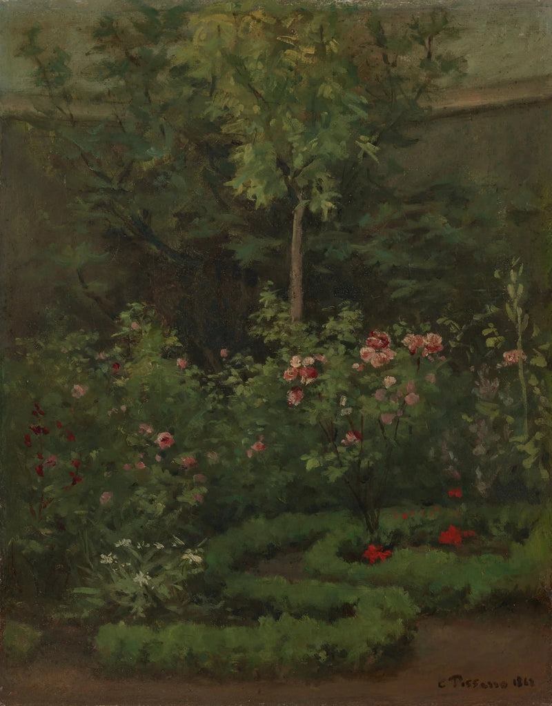 Ruusutarha - Camille Pissarro