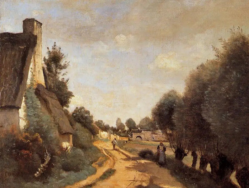 Tie lähellä Arrasia - Jean-Baptiste Camille Corot