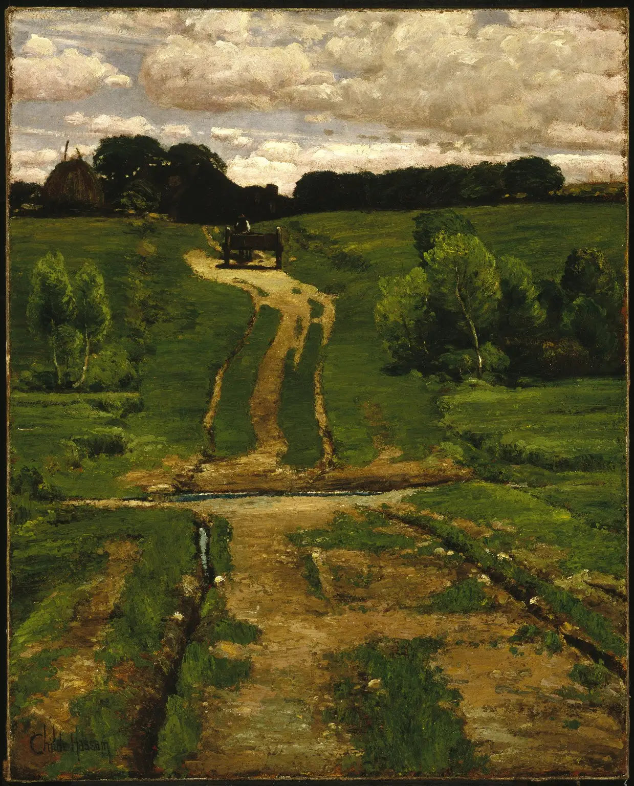 Une route secondaire - Childe Hassam - Alpha Reproduction