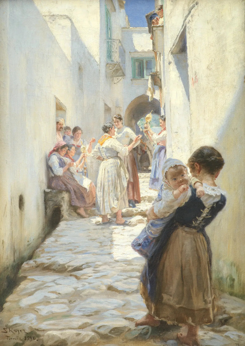 Torellon katu, Italia - Peder Severin Krøyer