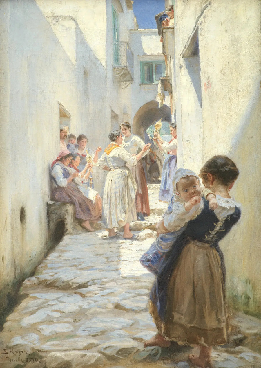 Torellon katu, Italia - Peder Severin Krøyer