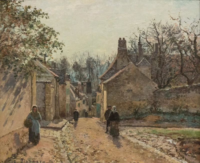 Kylätie, Louveciennes - Camille Pissarro