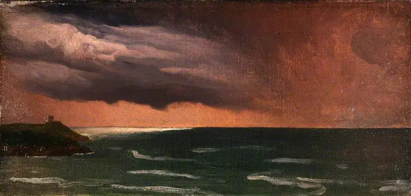 Rantamaisema, Irlanti: myrskyn vaikutus - Frederic Leighton