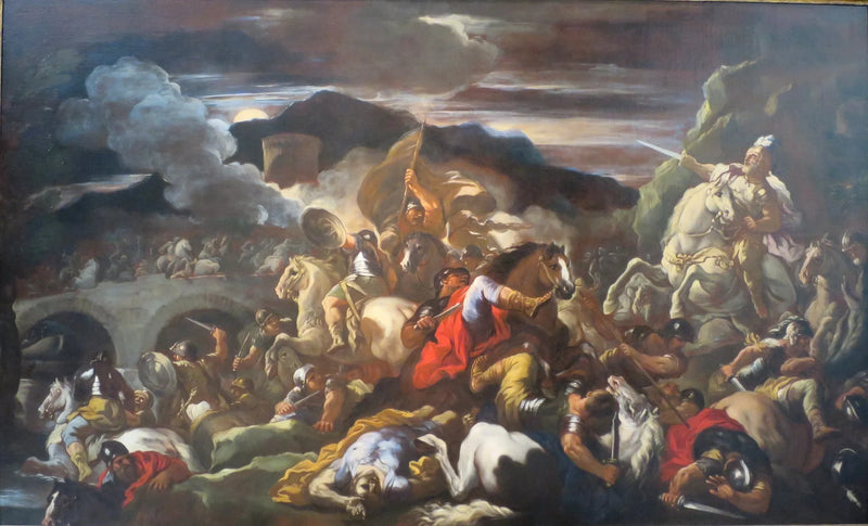 Taistelukohtaus - Luca Giordano