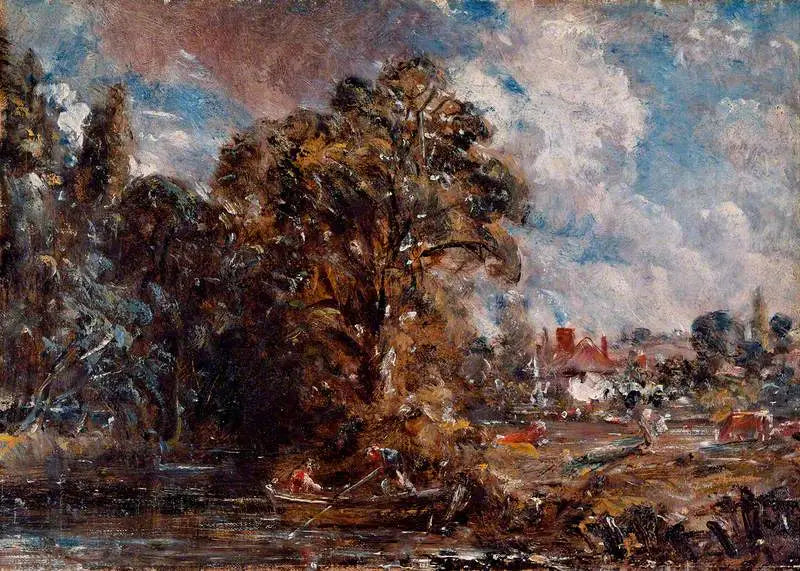 Joki- ja maatilinäytelmä - John Constable