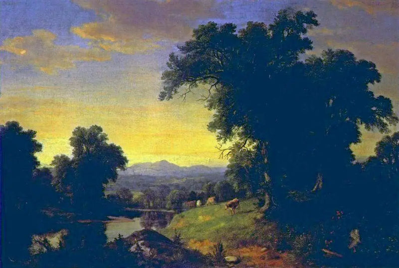 Pastoraalinen kohtaus - Asher Brown Durand