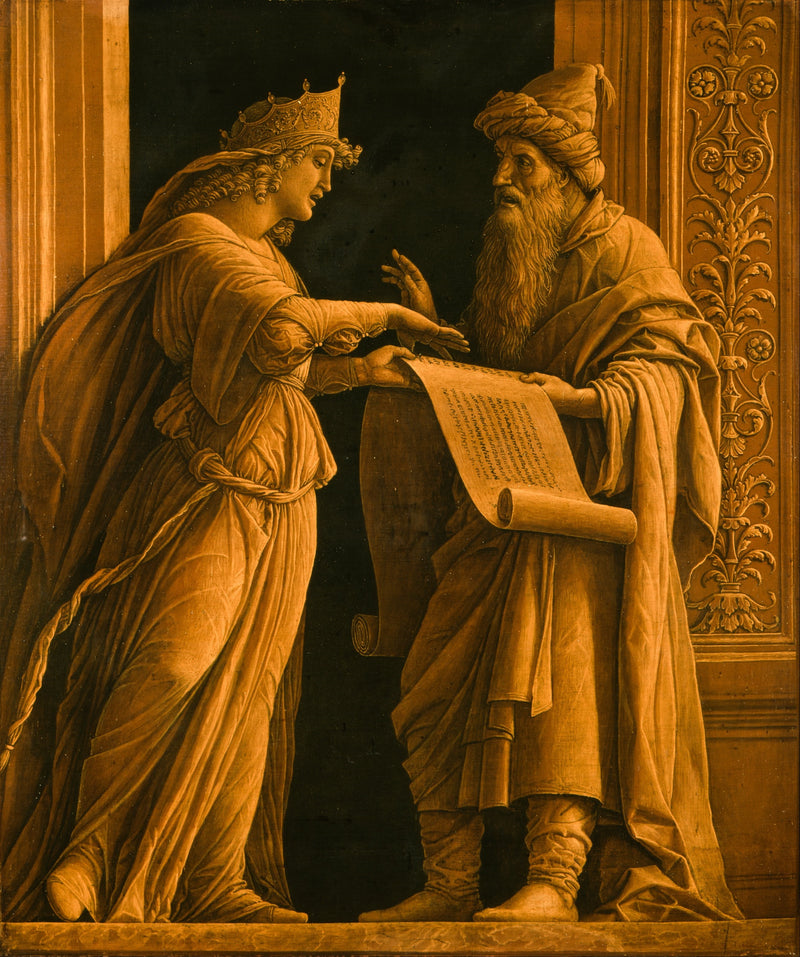 Sibylla ja profeetta - Andrea Mantegna