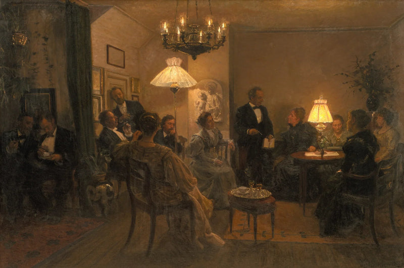 Ilta taiteilijan kotona - Viggo Johansen