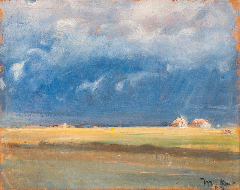 Myrsky Skagenin rannikolla. -Michael Peter Ancher