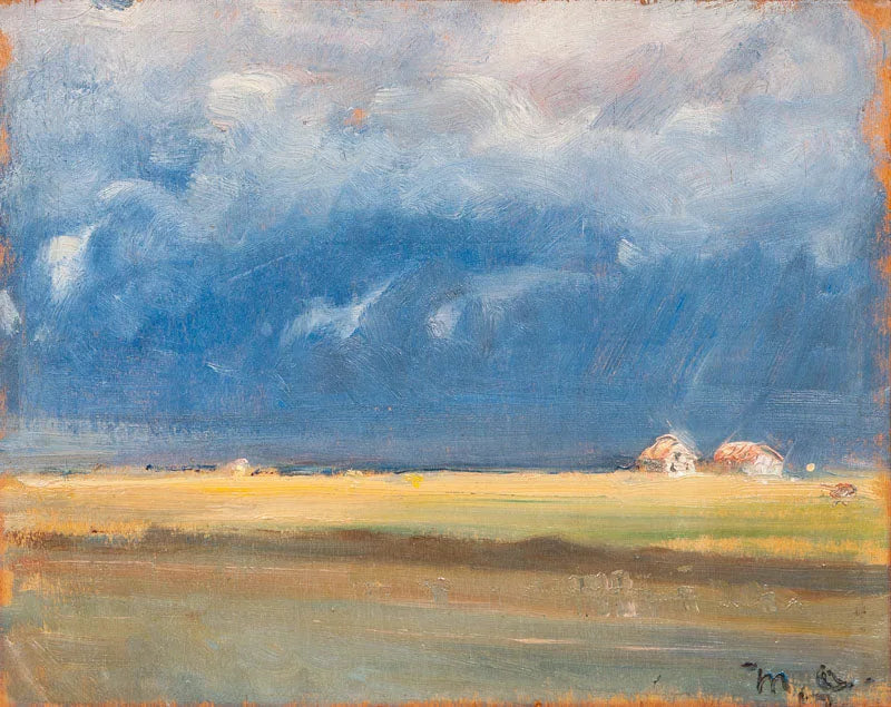 Myrsky Skagenin rannikolla. -Michael Peter Ancher
