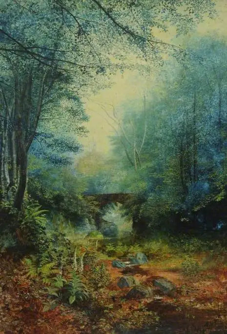 Metsäinen laakso - John Atkinson Grimshaw
