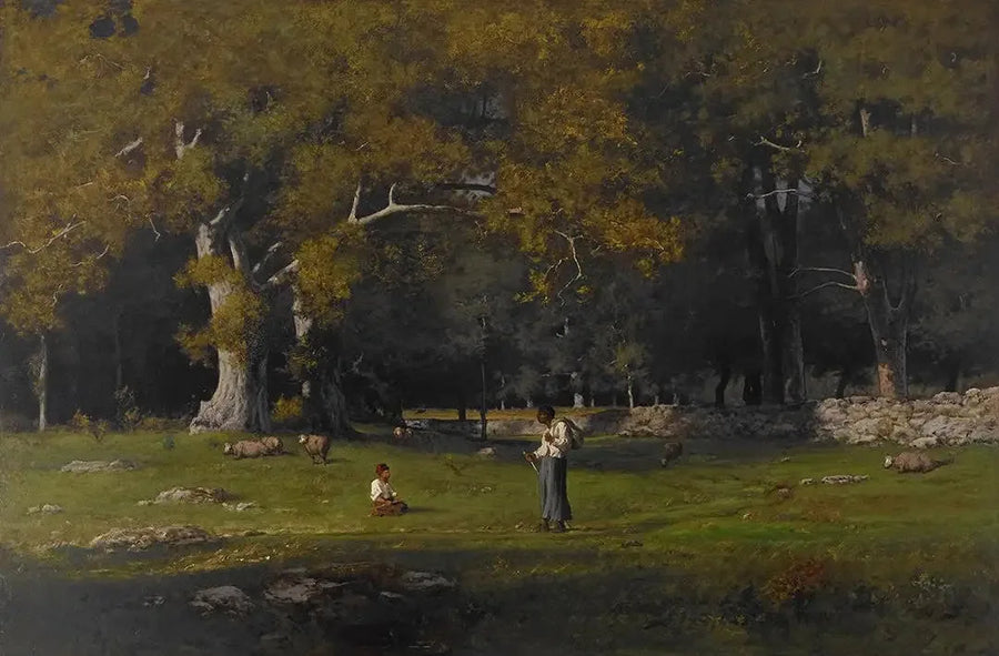 Vanha tie - George Inness