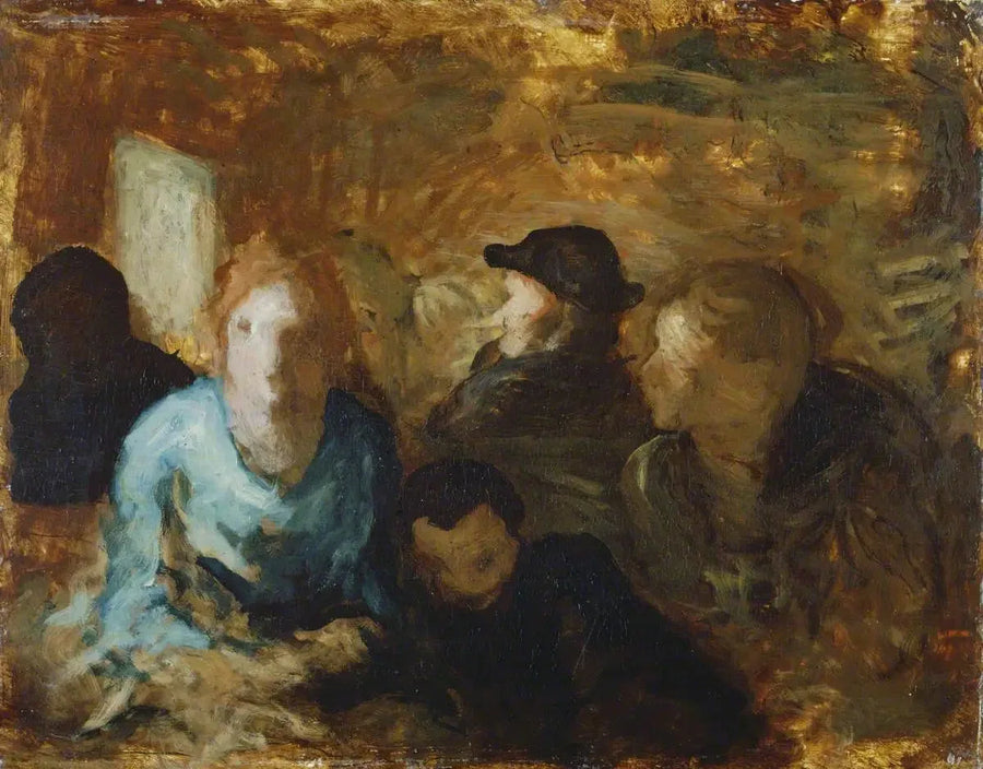 Kolmannen luokan auto - Honoré Daumier