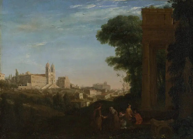 Näkymä Roomasta - Claude Lorrain