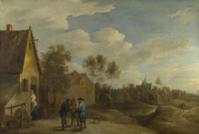 Näkymä kylästä - David Teniers nuorempi