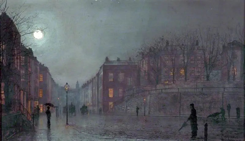 Näkymä Hampsteadistä, Lontoo - John Atkinson Grimshaw