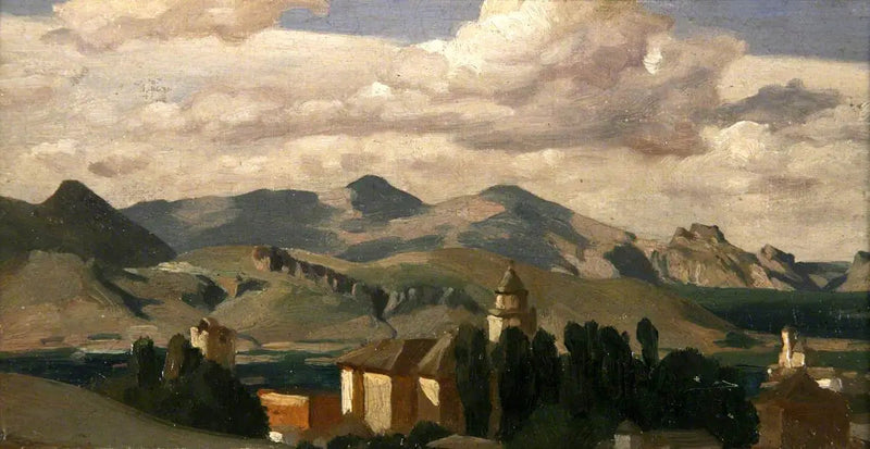 Espanjalainen näkymä - Frederic Leighton