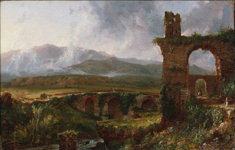 Näkymä lähellä Tivoliä (aamu) - Thomas Cole
